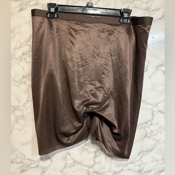 NEW SKIMS Cocoa Barely There Shapewear Low Back Shorts Size 4X - Picture 3 of 8